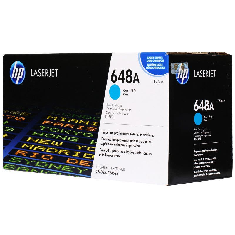 惠普(HP)CE261A 648A 彩色 青色硒鼓 适用 打印机CP4025 CP4525 CM4540图片
