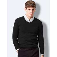 【苏宁自营】JenMick/杰米克男款纯色羊毛衫