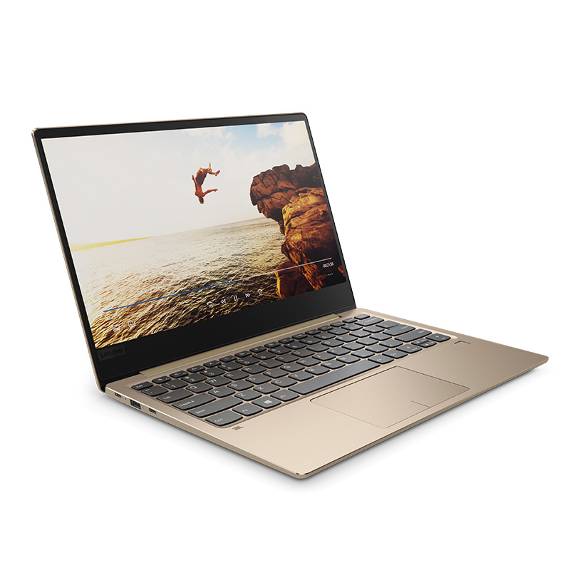 联想Lenovo Ideapad720S13.3英寸轻薄本学生笔记本电脑(I5-8250U 8G 256GB SSD 金色)高清大图