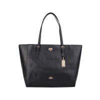 Coach蔻驰 金属LOGO十字纹牛皮女士单肩包 37142