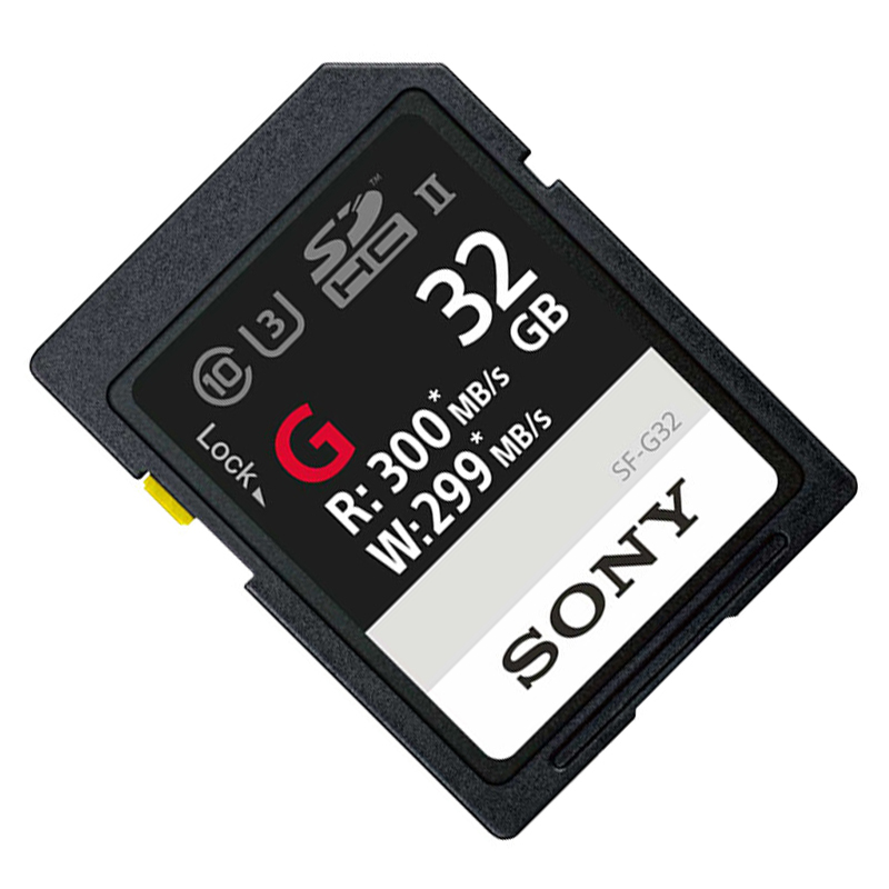 索尼(SONY) SD 32G 300M 存储卡 高速单反微单数码相机高清摄像机内存卡 SD卡