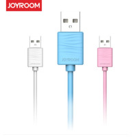 机乐堂(JOYROOM)iphone5c/5s数据线 6/6plus ipad4 mini手机ipad5充蓝色电器线挂绳