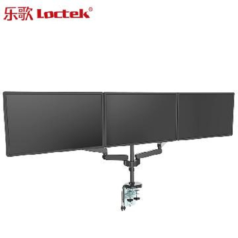 Loctek 乐歌 Q5T 万向旋转底 全维度气弹簧式电脑支架 伸缩壁挂架 液晶电脑 显示器支架 含USB 3.0接口