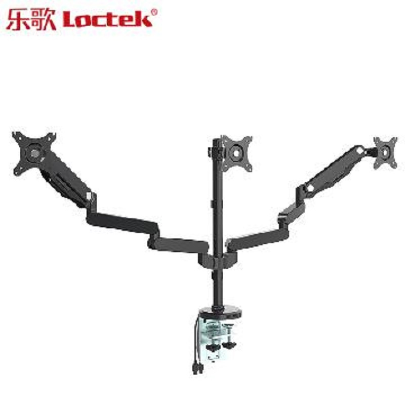 Loctek 乐歌 Q5T 万向旋转底 全维度气弹簧式电脑支架 伸缩壁挂架 液晶电脑 显示器支架 含USB 3.0接口