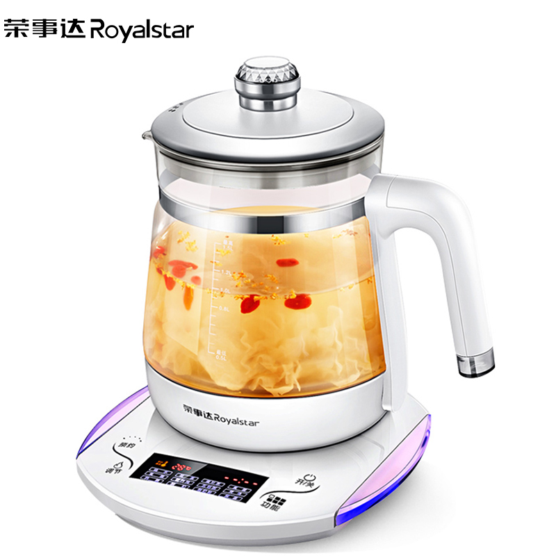 荣事达(Royalstar)小白钛晶养生壶YSH5009钛晶发热盘亲生物性实时测温三色呼吸灯设计高清大图