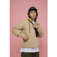 太子龙正品男装棉衣立领拼接假两件长螺口棉衣