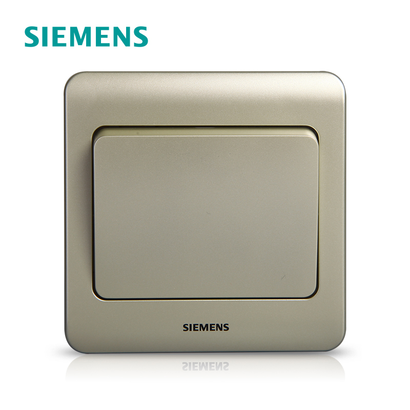 西门子(SIEMENS)开关插座 远景金棕系列一开双控5TA02061CC133