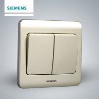 西门子(SIEMENS)开关插座 远景金棕系列二开双控5TA02161CC133