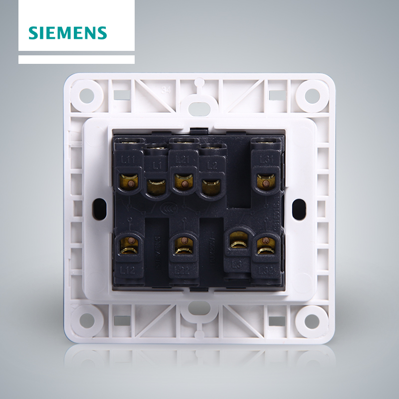 西门子(SIEMENS)开关插座 远景金棕系列三开双控5TA02361CC133