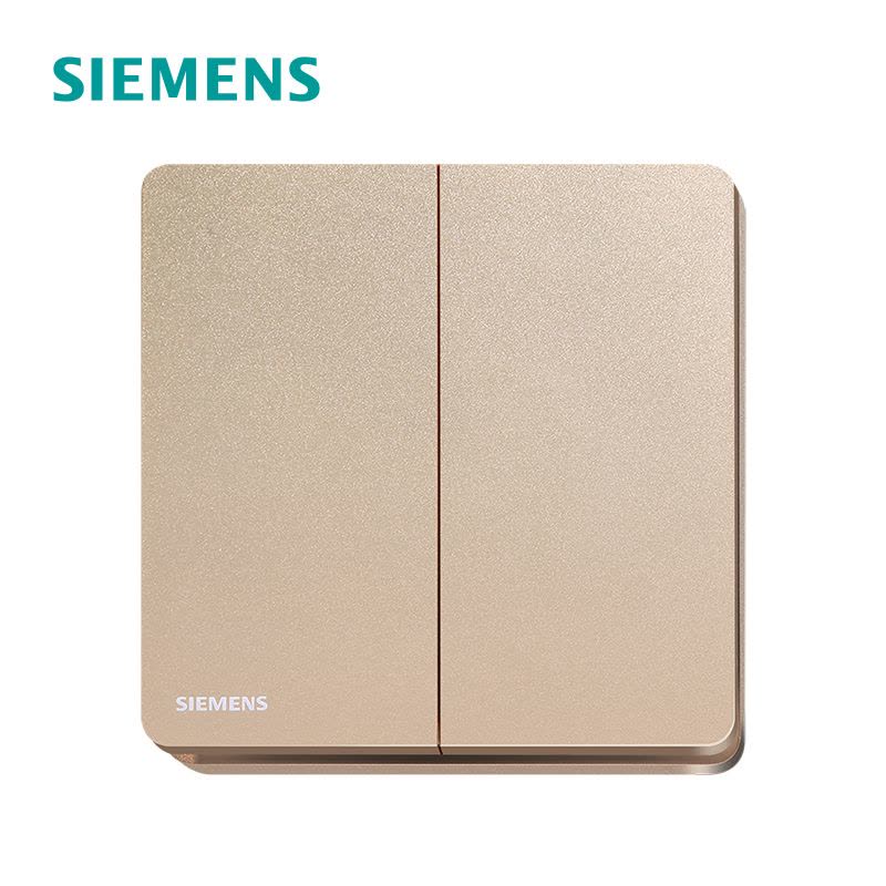 西门子(SIEMENS)开关插座 睿致玫瑰金系列二开单控5TA81223NC04图片