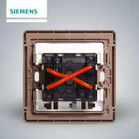 西门子(SIEMENS)开关插座 睿致玫瑰金系列一开中途 一开多控5TA81153NC04