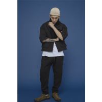 太子龙正品男装棉衣2017新款冬装5分袖工装立体口袋和服棉衣