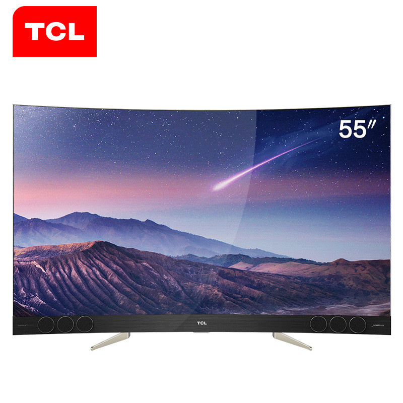 TCL 55寸 超高清曲面电视机 55X3 (台)