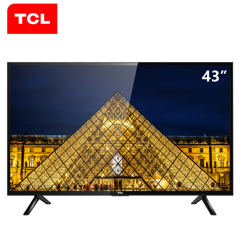 TCL 43寸 窄边框高清电视机 L43P1A-F (台)