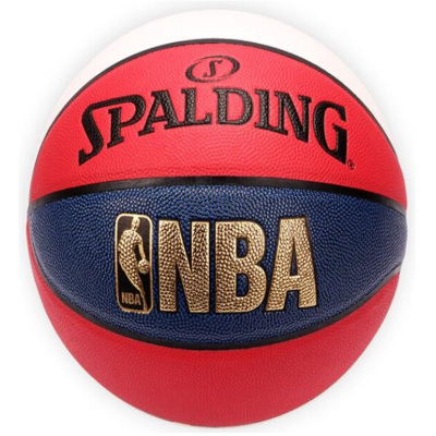 斯伯丁SPALDING篮球室内外通用篮球74-655Y经典炫彩NBA蓝球掌控七号篮球PU材质