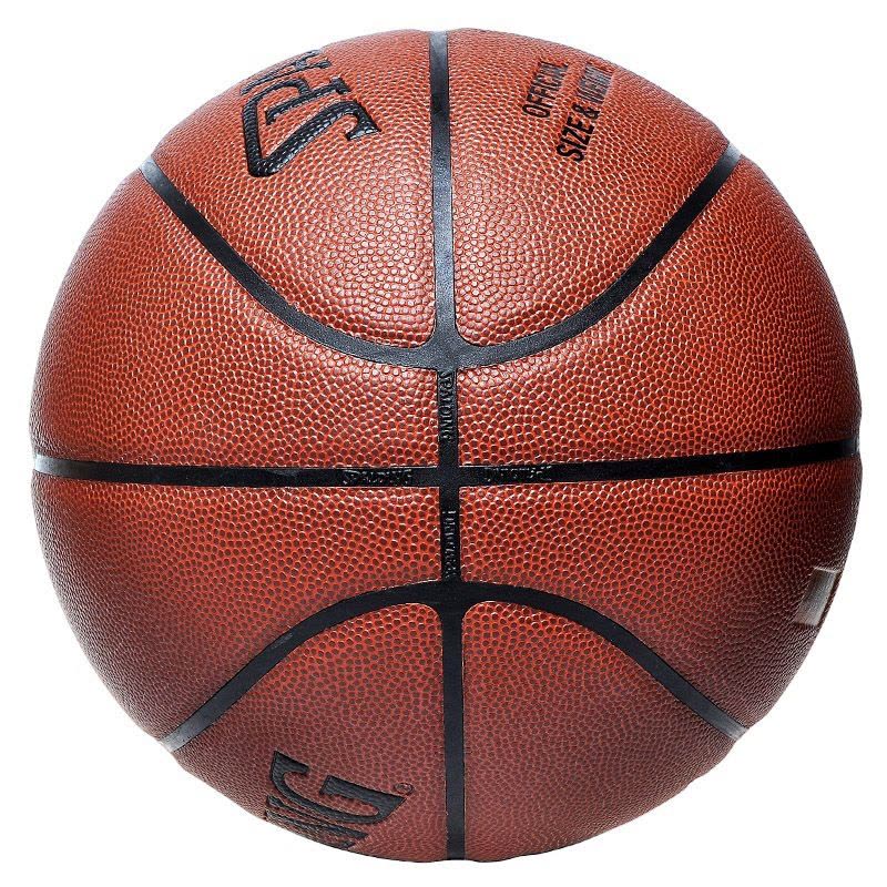 斯伯丁SPALDING篮球通用篮球七号篮球 74-602Y 彩色运球人系列 NBA经典比赛系列 PU材质 室内外用篮球图片