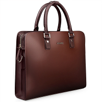 【顺丰配送】Padieoe牛皮男包单肩包男士手提包男潮包简约斜挎包商务公文包休闲