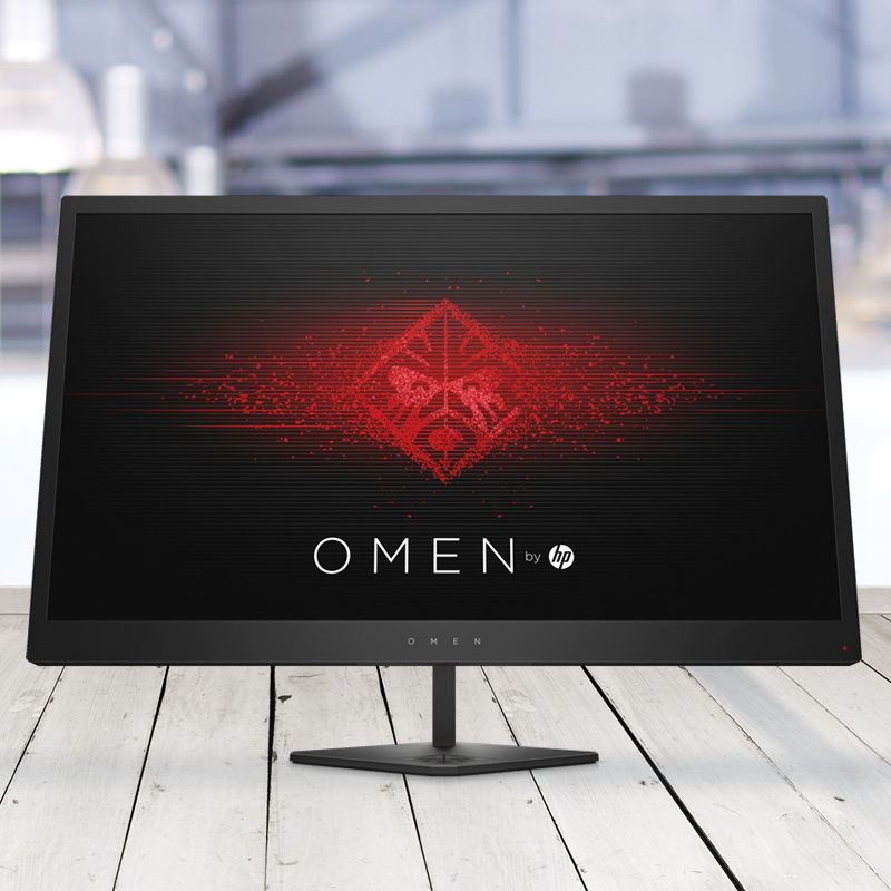 惠普(HP)omen 25 25英寸 1ms 144Hz 黑色窄边框游戏电竞显示屏