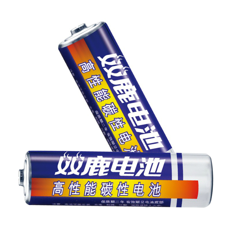 双鹿 蓝骑士碳性5号 电池 R6PVC 4节/缩卡 (卡)
