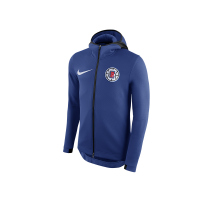 快船队NIKE Therma Flex 男NBA连帽拉链外套球队同款出场服899847-495