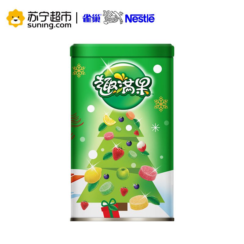 雀巢(Nestle)趣满果果汁软糖 限量版礼盒 216g/礼盒装 果汁软糖 休闲 零食