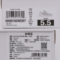 Skechers斯凯奇情侣DLT-A男女一脚套熊猫鞋 李易峰同款潮鞋休闲鞋88888100/WGRY