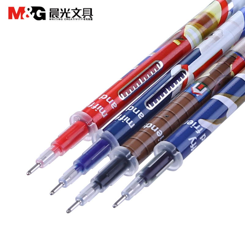 晨光文具 米菲 MF2907中性笔替芯 水笔笔芯 0.38mm全针管 蓝色 60支装