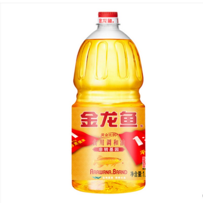 金龙鱼黄金比例非转基因食用调和油1.8L