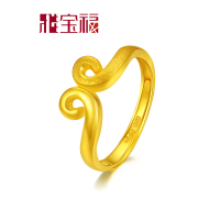 雅宝福 黄金戒指 紧箍咒女士戒指 足金戒指 情人节礼物