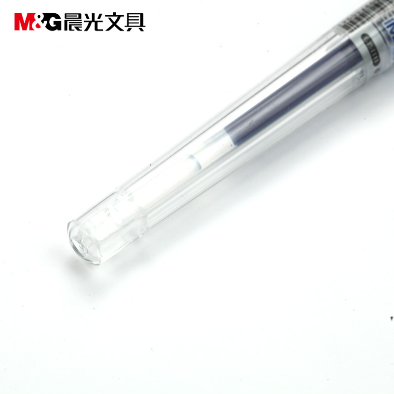 晨光文具中性笔GP1111 商务办公加粗签字笔黑色水笔0.7MM 动力水笔 48支装