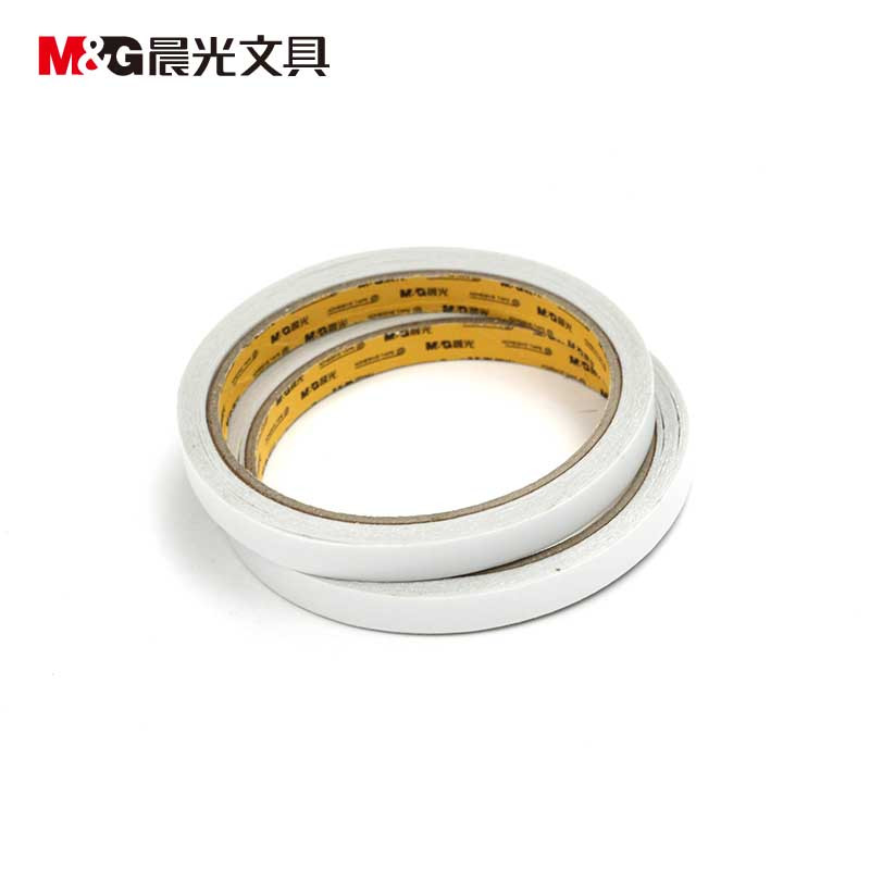 晨光文具双面胶AJD97348 棉纸双面胶带9mm*10y 超强力双面胶 (2卷/袋 16袋)