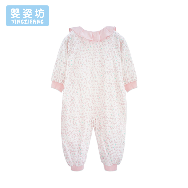 苏宁自营 婴姿坊女童连体衣 粉红 59-90cm 0-2岁