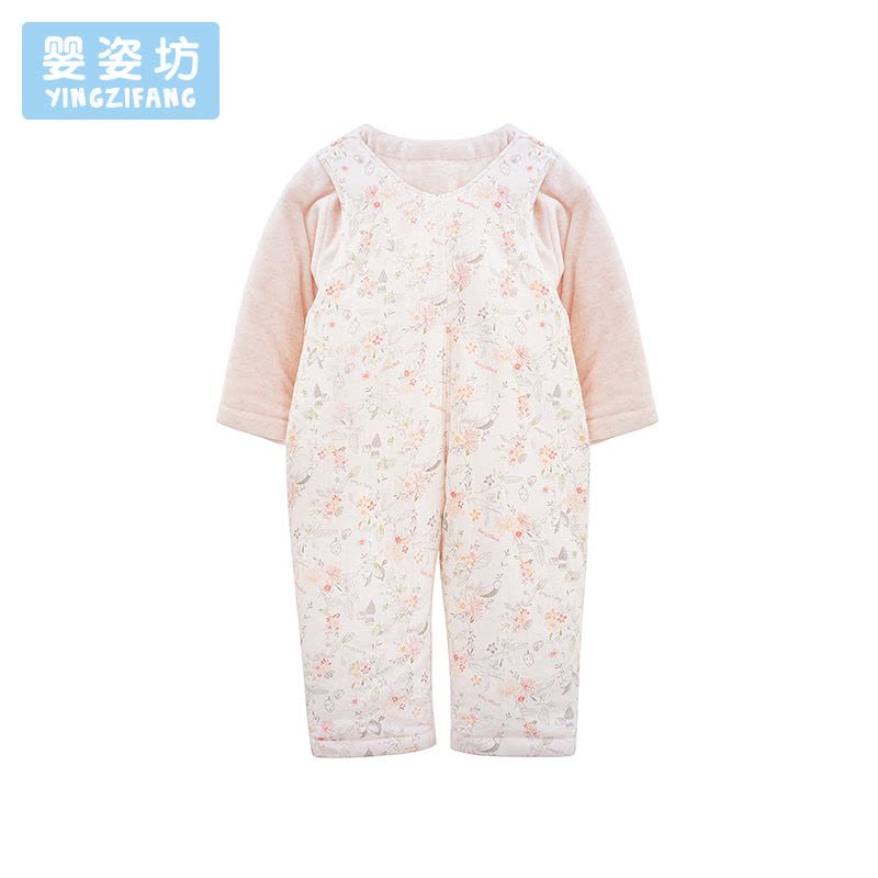 苏宁自营婴姿坊女童童装两件套粉红66-90cm 0-2岁图片