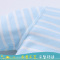 米乐鱼 纯棉婴儿连体衣 春装中开长袖爬爬服 0-3岁宝宝家居服(星晴条纹)