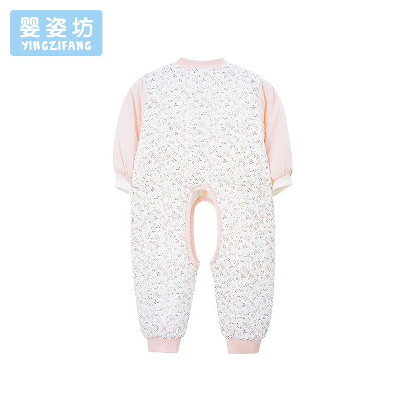苏宁自营婴姿坊女童连体衣 粉红59-80cm 0-1岁