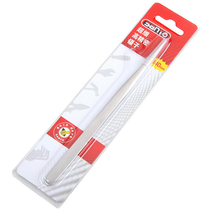 赛拓(SANTO)1380 超细高精密镊子 高级不锈钢镊子 尖头镊子夹持类