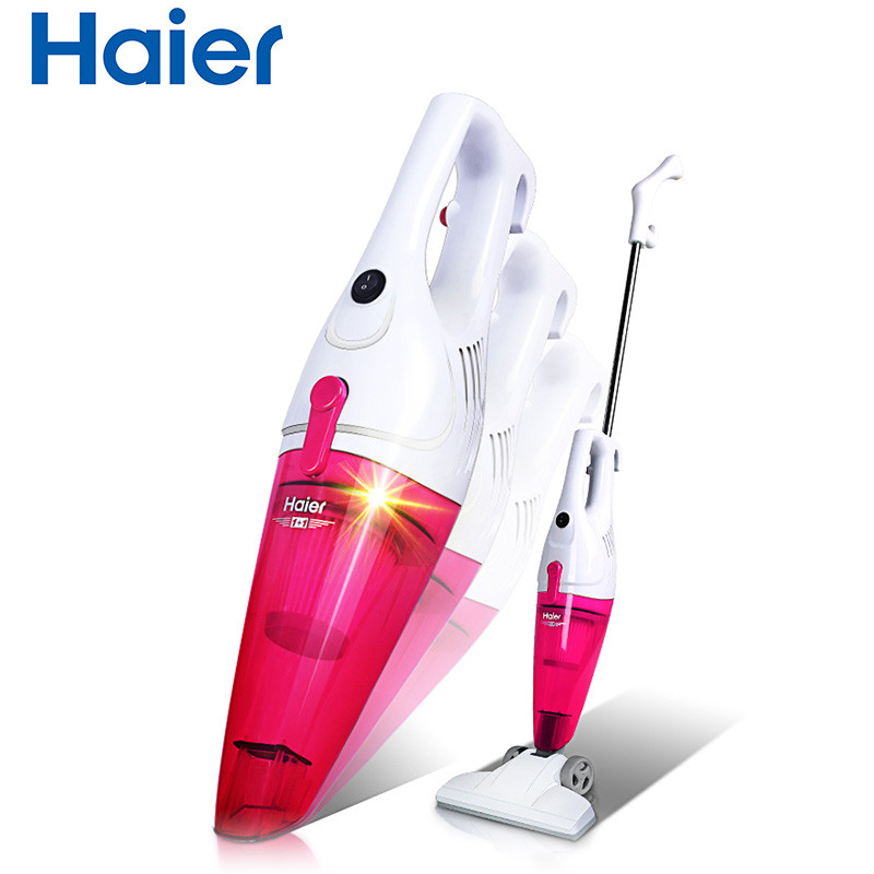 海尔(Haier)吸尘器ZL601R手持推杆吸尘器 迷你小型家用 超静音强力除螨 手持吸尘器