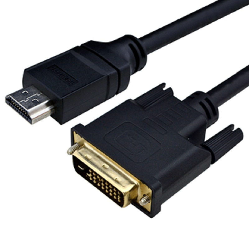 酷比客(L-CUBIC) 黑色 2M DVI转HDMI 转接线 LCCPDVI2HDMI-2M (根)