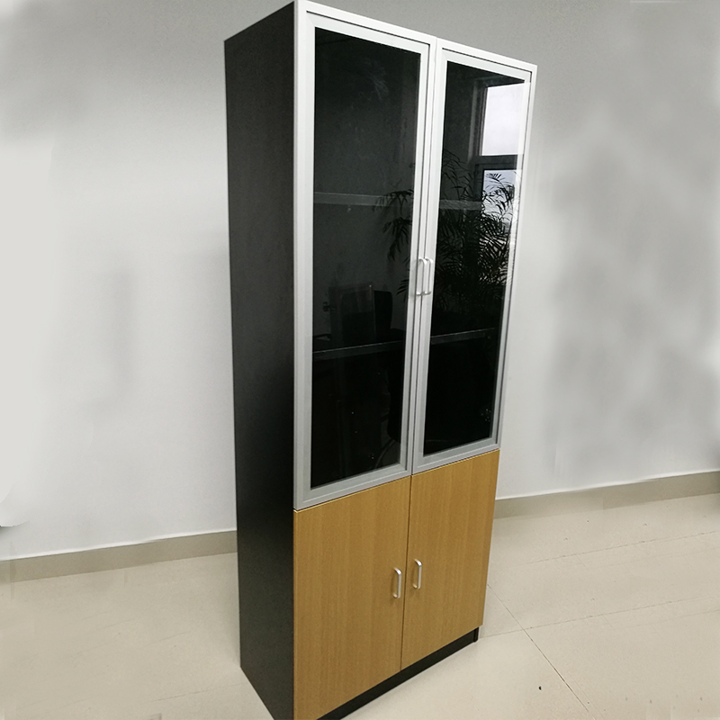 理邦 文件柜 黑橡柚木(两门)