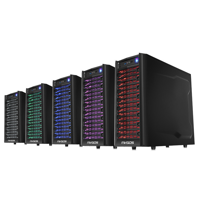魔法师(Mvogs)游戏台式机电脑主机烈焰K551(i5-7400 8G 128GB GTX1050Ti)