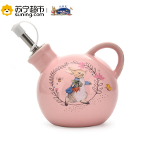 英国比得兔(Peter Rabbit)陶瓷瓶油壶2个装防漏大号家用酱油罐调料瓶醋壶厨房用品 油瓶2个装
