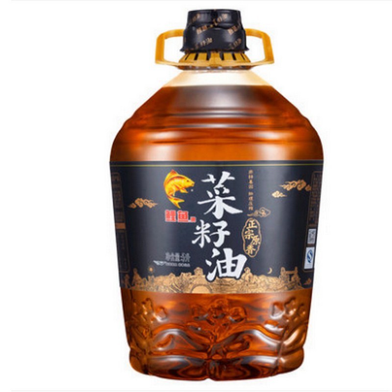 鲤鱼正宗非转压榨原香菜籽油5L