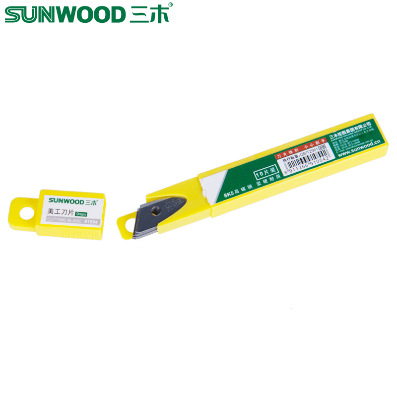 三木(SUNWOOD)小号 10片/盒 美工刀片 91054 (盒)