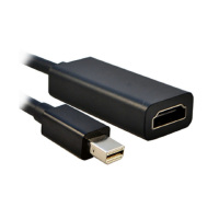 酷比客(L-CUBIC) 黑色 MiniDisplay Port转HDMI 转接线 LCCPMDPHDMIBK (根)