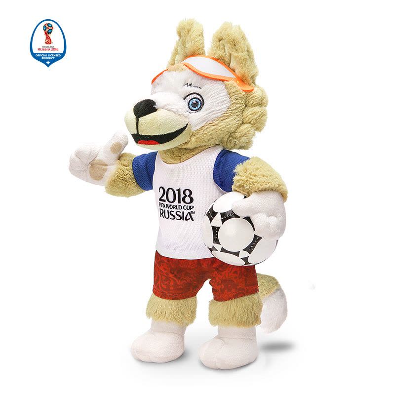 WORLD CUP 2018 35CM毛绒吉祥物963 拼接色图片