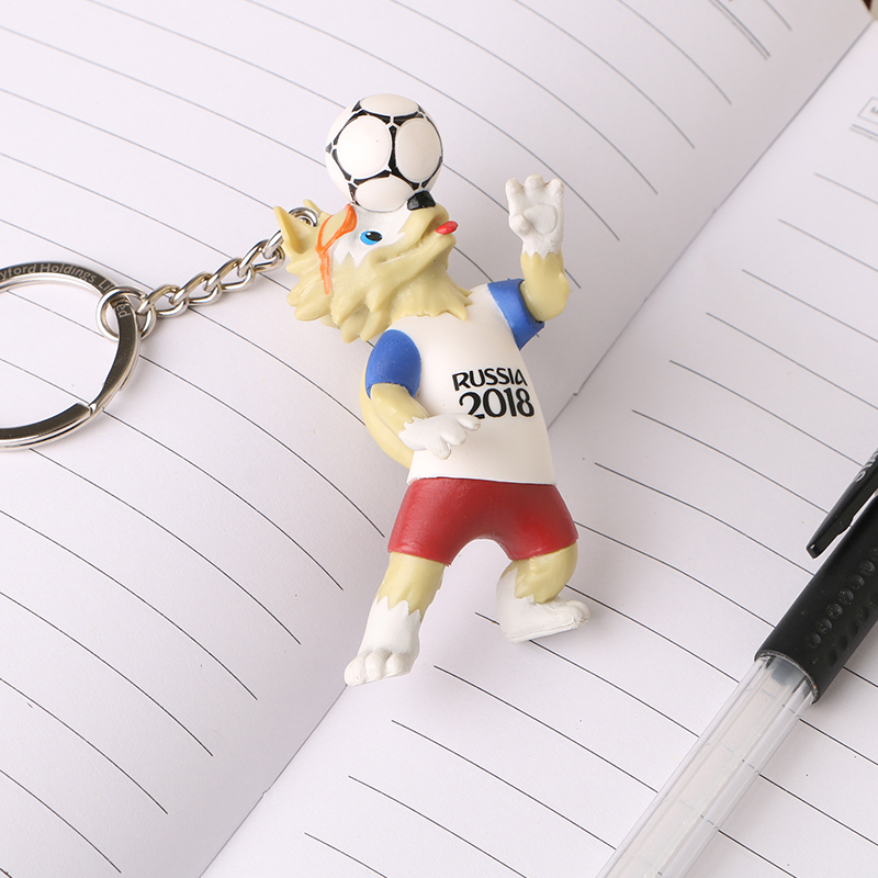 WORLD CUP 2018 3D玩偶钥匙扣-头球款122 拼接色