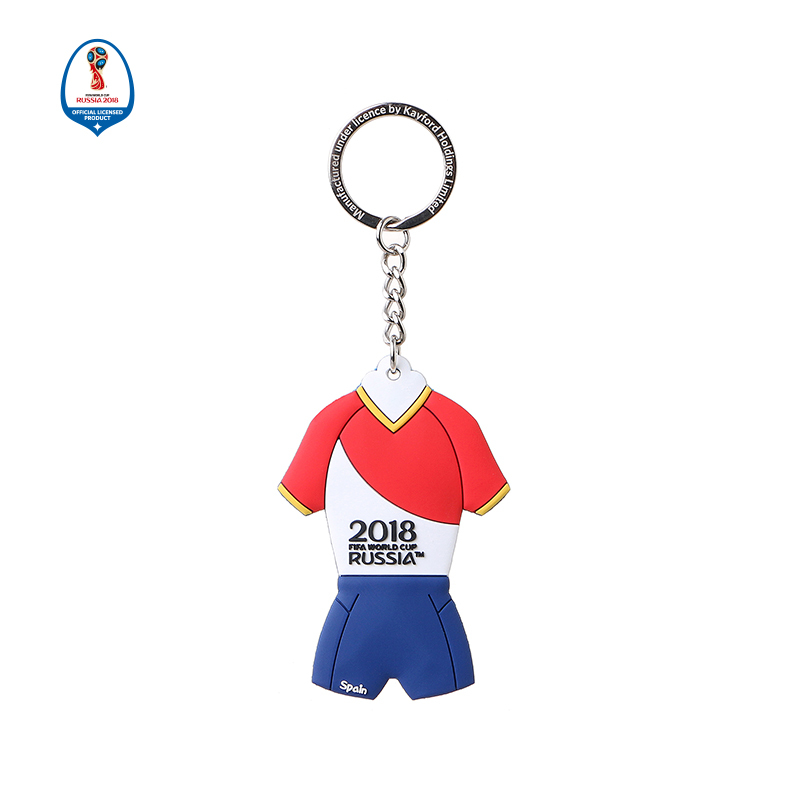 WORLD CUP 2018 PVC 双面钥匙扣-西班牙205