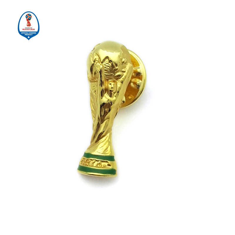 WORLD CUP 2018大力神杯 徽章 金色