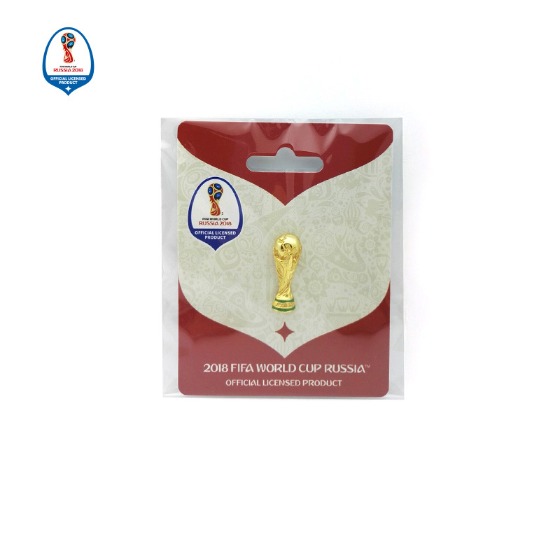 WORLD CUP 2018大力神杯 徽章 金色