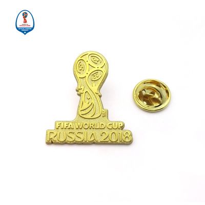 WORLD CUP 2018世界杯LOGO金色徽章 金色